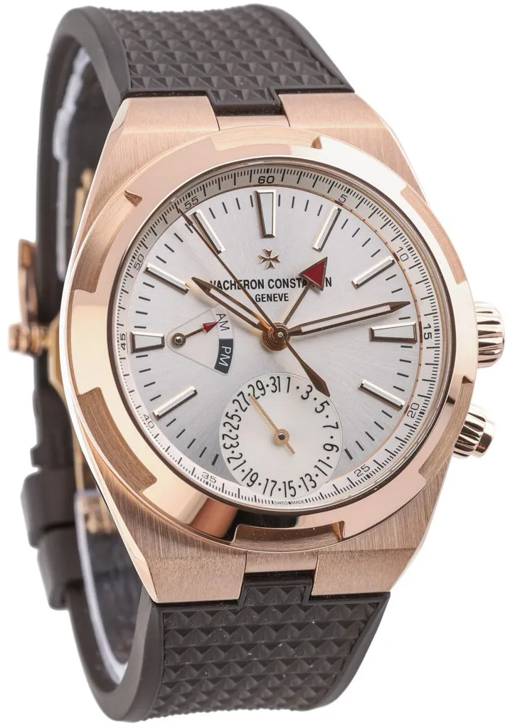 Vacheron Constantin Overseas Dual Time 7900V/000R-B336 41mm Rose gold Silver 6