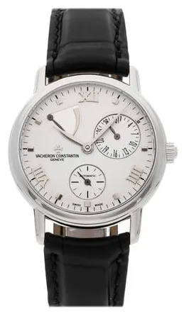 Vacheron Constantin Patrimony 47200/000G-9019 36mm White gold Silver