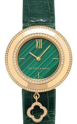 Van Cleef & Arpels VCARO8NR00 32mm Yellow gold Green