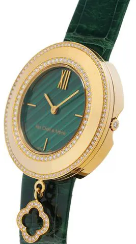 Van Cleef & Arpels VCARO8NR00 32mm Yellow gold Green 1