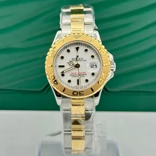 Rolex Yacht-Master 69623 29mm Yellow gold and Stainless steel White