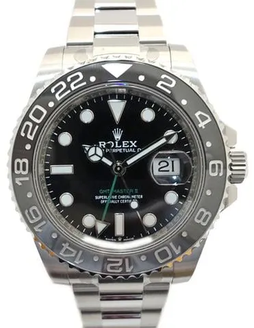 Rolex GMT-Master II 126710GRNR 40mm Stainless steel Black