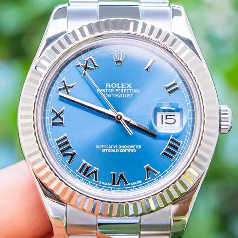 Rolex Datejust II 116334 41mm Stainless steel Blue 1