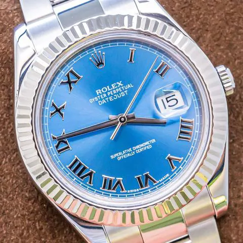 Rolex Datejust II 116334 41mm Stainless steel Blue 2