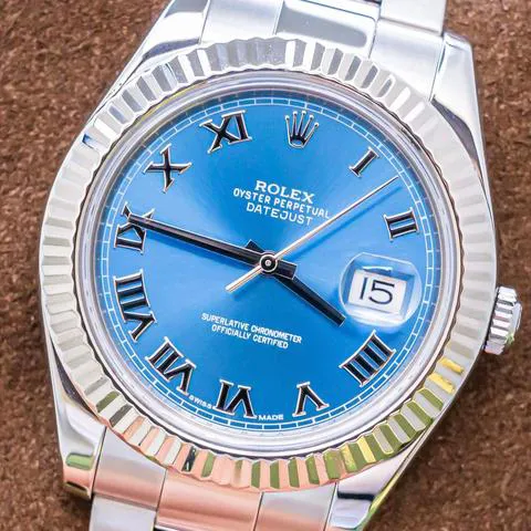 Rolex Datejust II 116334 41mm Stainless steel Blue 3