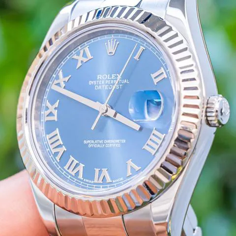 Rolex Datejust II 116334 41mm Stainless steel Blue 6