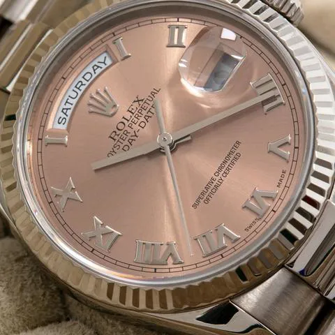 Rolex Day-Date 36 118239 36mm White gold Salmon 4