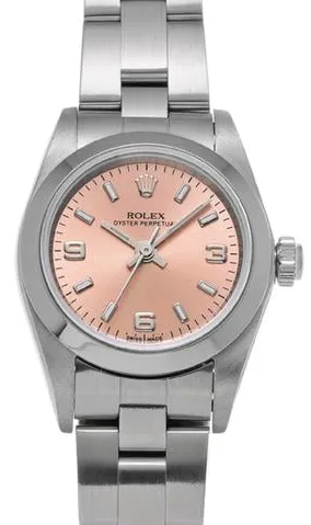 Rolex Oyster Perpetual 76080 24mm Stainless steel Rose