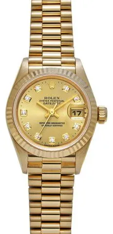 Rolex Datejust 69178G 26mm Yellow gold Champagne