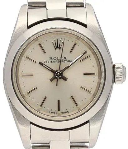 Rolex Oyster Perpetual 76080 24mm Stainless steel Silver