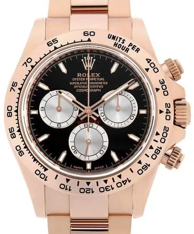 Rolex Daytona 126505 40mm Everose gold Black