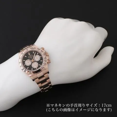 Rolex Daytona 126505 40mm Everose gold Black 4