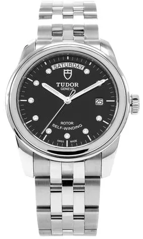 Tudor Glamour 56000-0008 39mm Stainless steel Black