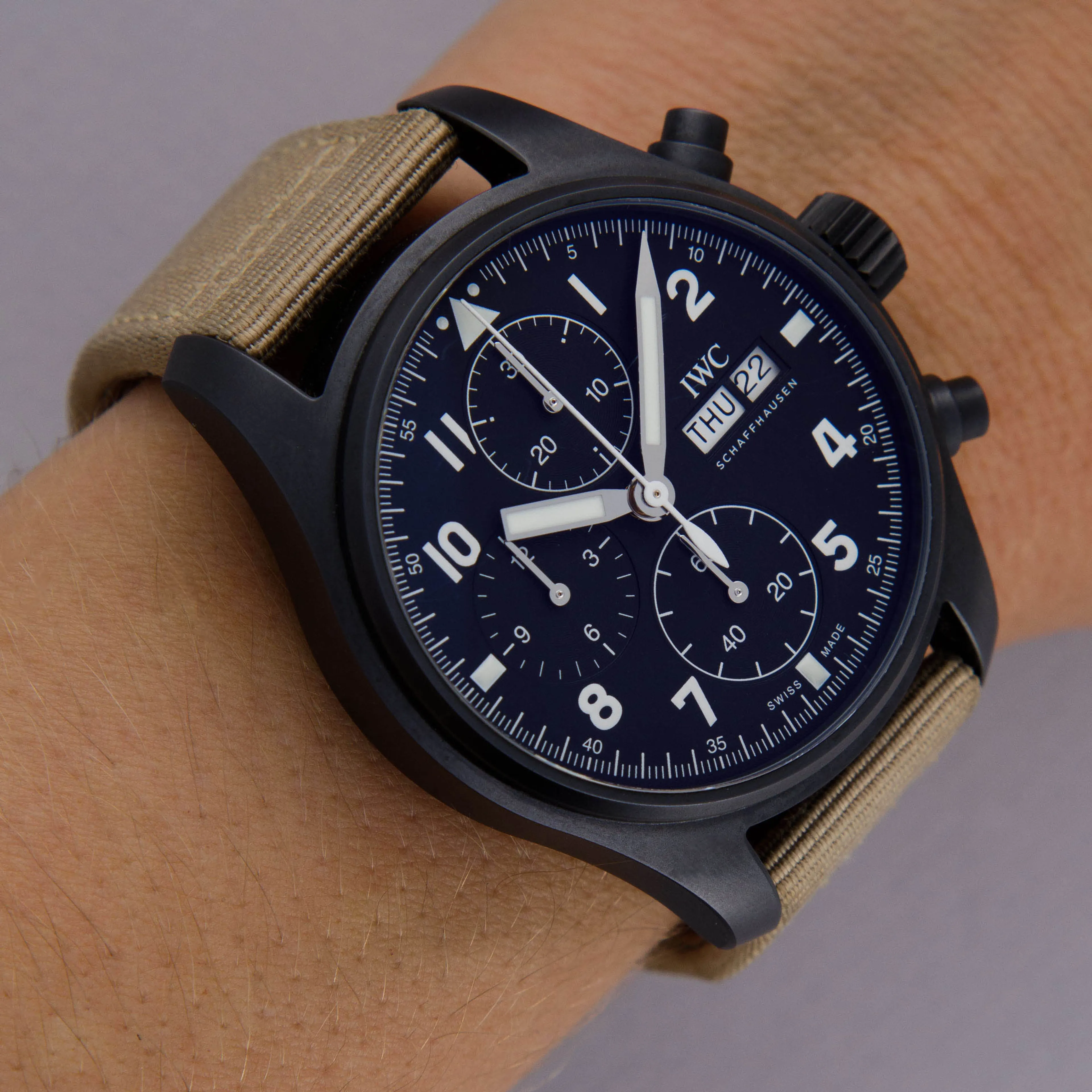 IWC Pilot IW387905 41mm Ceratanium Black 19