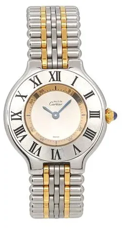 Cartier 21 Must de Cartier W10073F4 28mm Yellow gold and Stainless steel Silver