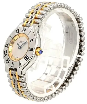 Cartier 21 Must de Cartier W10073F4 28mm Yellow gold and Stainless steel Silver 1