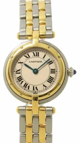 Cartier Panthère W25030B6 24mm Yellow gold and Stainless steel White