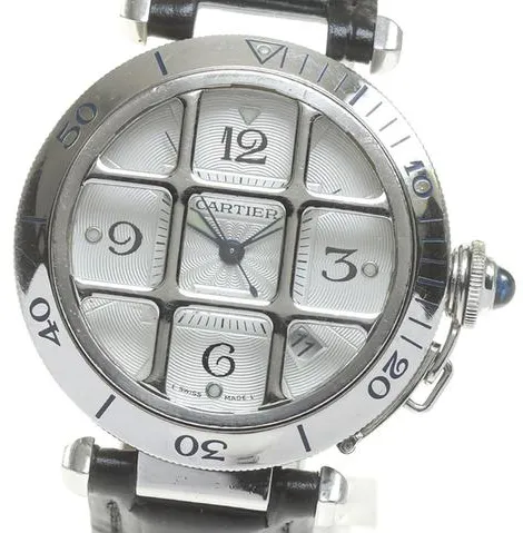 Cartier Pasha W3104055 38mm Stainless steel Silver