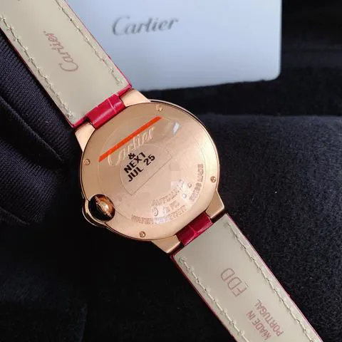 Cartier Ballon Bleu 33mm WJBB0033 33mm Rose gold Silver 6