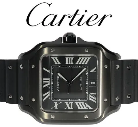 Cartier Santos de Cartier WSSA0039 40mm Stainless steel Black