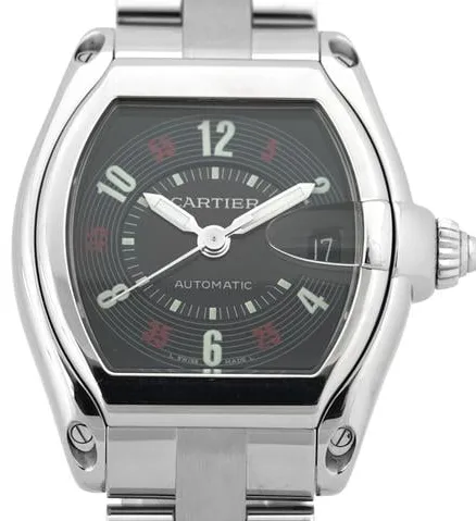 Cartier Roadster W62002V3 38mm Stainless steel Black