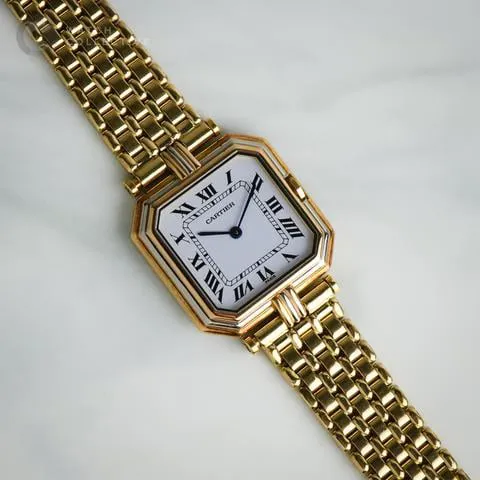 Cartier Trinity 81045 27mm Yellow gold White 2