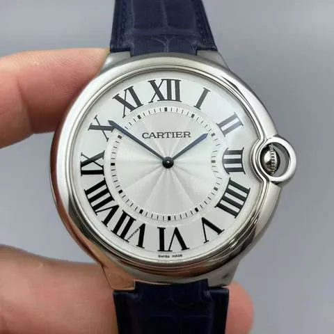 Cartier Ballon Bleu 44mm W6920055 46mm White gold Silver 3