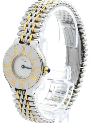 Cartier 21 Must de Cartier 28mm Yellow gold and Stainless steel Silver 1