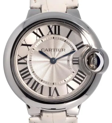 Cartier Ballon Bleu 33mm 3653 33mm Stainless steel Silver