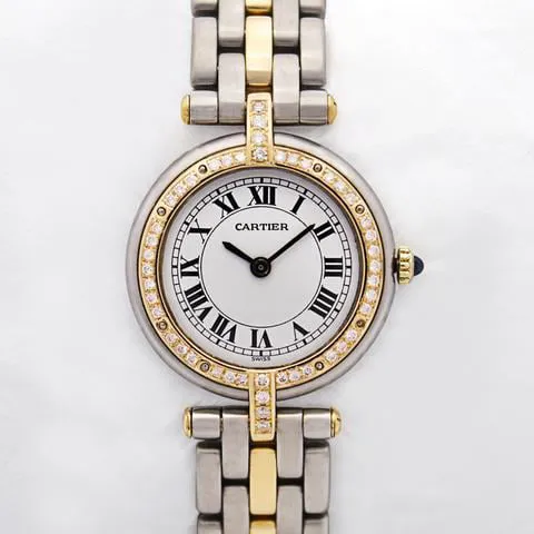 Cartier Panthère 1057920 24mm Yellow gold and Stainless steel White