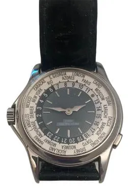 Patek Philippe World Time 5110P-001 37mm Platinum Gray