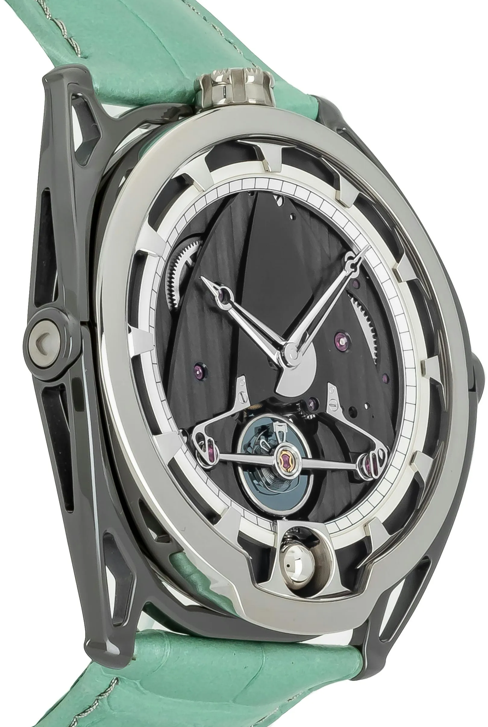 De Bethune DB28 DB28TIS8NLE 42mm Titanium Skeletonized and Gray 2