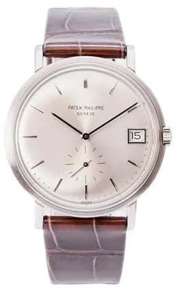 Patek Philippe Calatrava 3445G 35mm White gold Silver