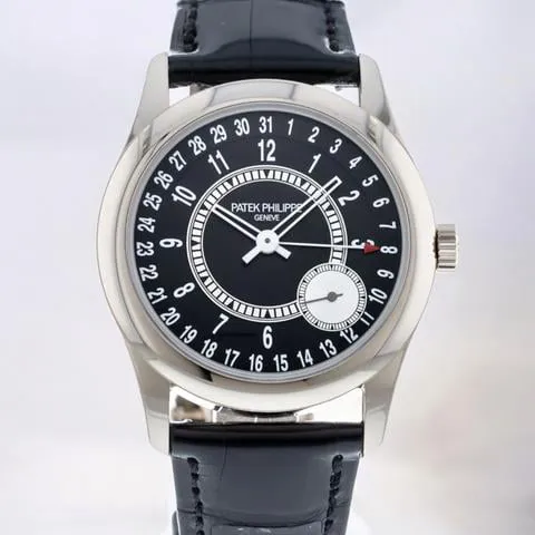 Patek Philippe Calatrava 6006G-001 39mm White gold Black