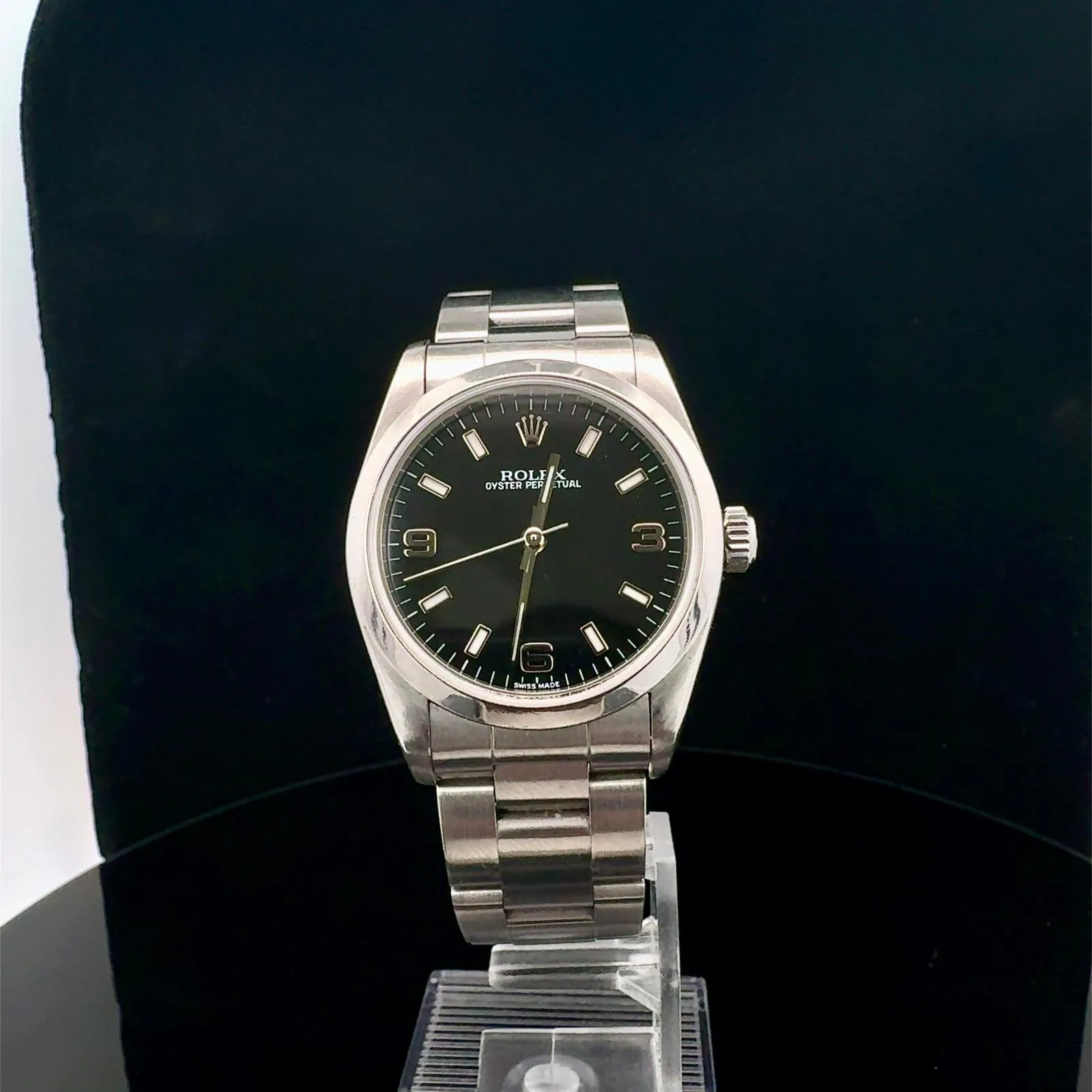 Rolex Oyster Perpetual 31 77080 31mm Stainless steel Black