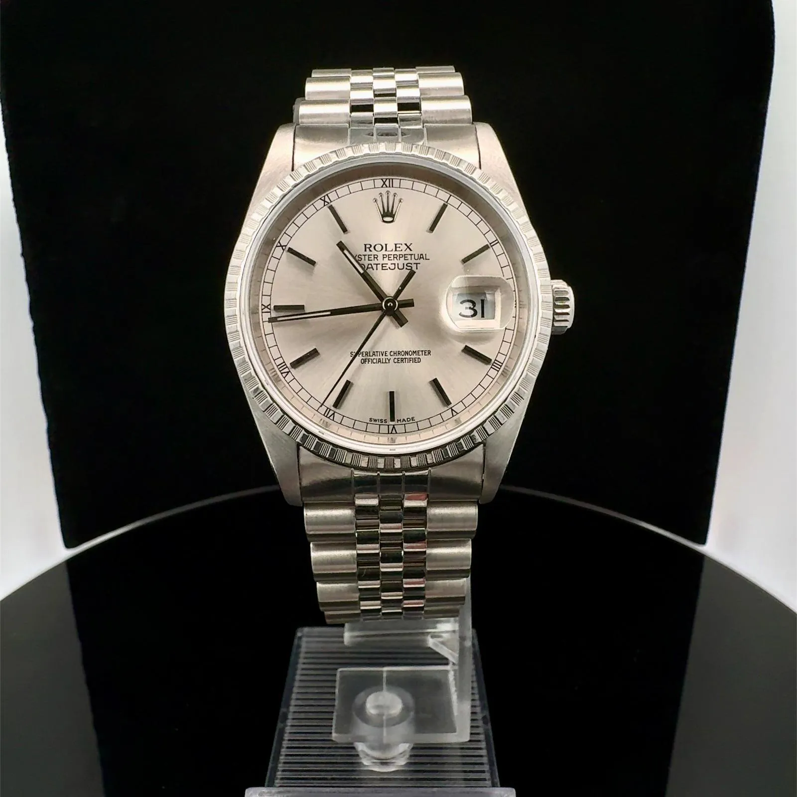 Rolex Datejust 36 16220 36mm Stainless steel Silver