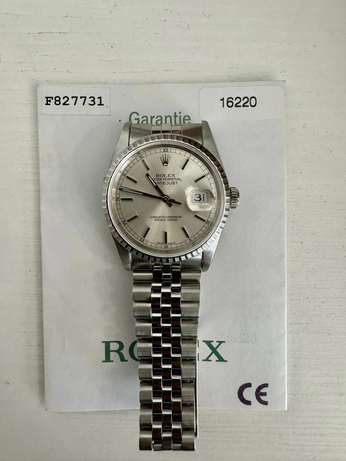 Rolex Datejust 36 16220 36mm Stainless steel Silver 9