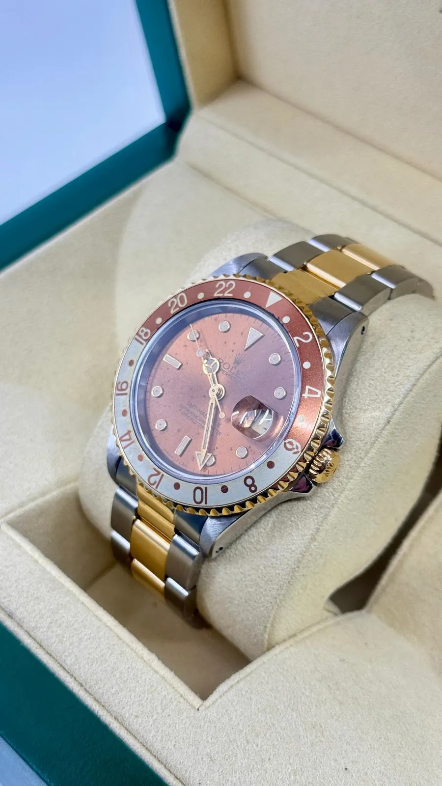 Rolex GMT-Master II 16713 40mm Yellow gold Brown 3