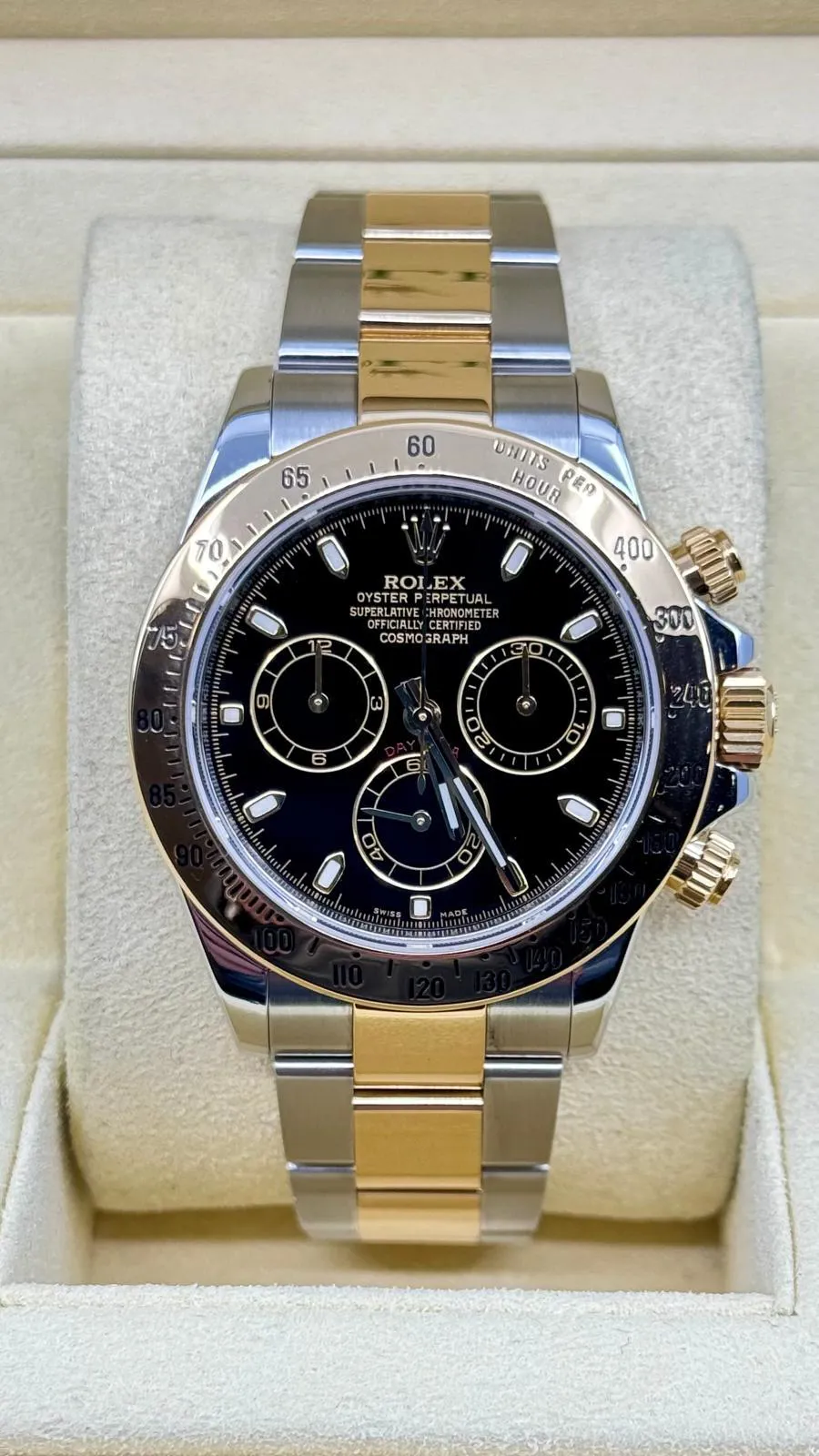 Rolex Daytona 116523 40mm Yellow gold and Stainless steel