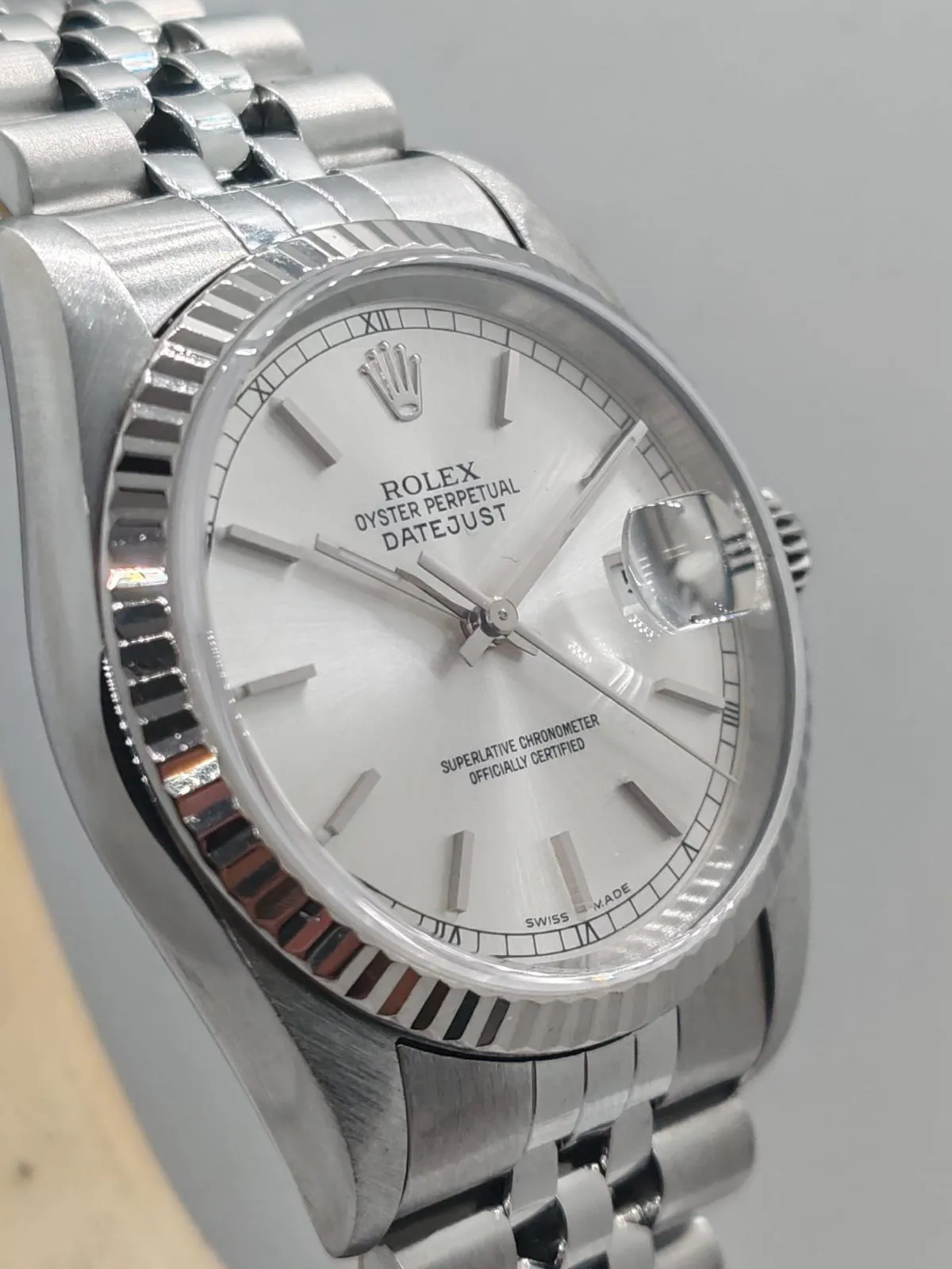 Rolex Datejust 36 16234 36mm White gold and Stainless steel Silver 2