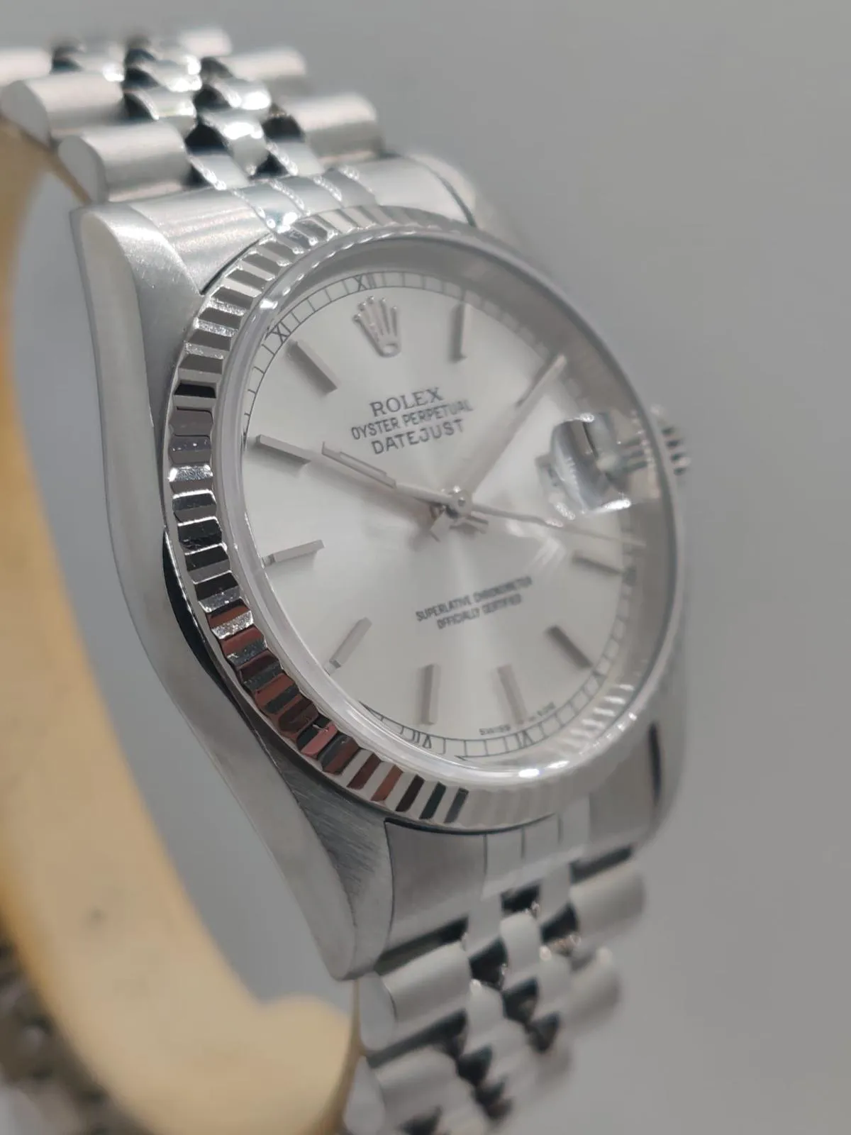 Rolex Datejust 36 16234 36mm White gold and Stainless steel Silver 4