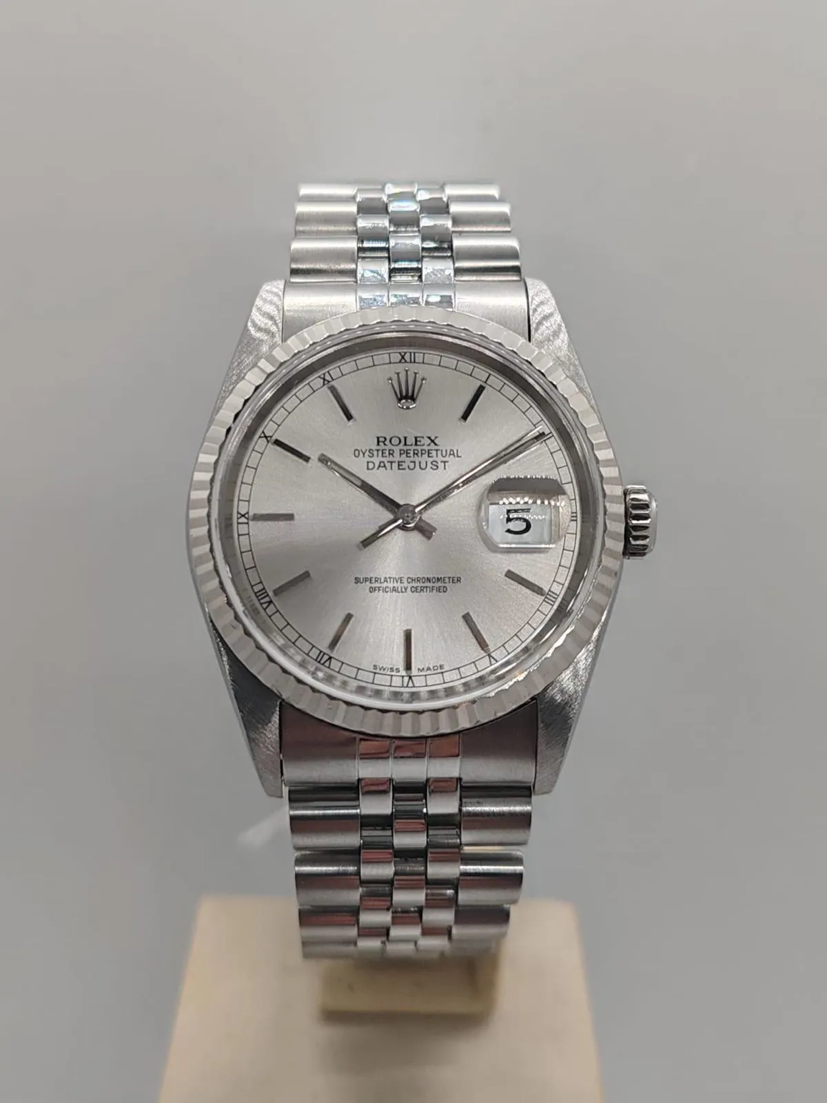 Rolex Datejust 36 16234 36mm White gold and Stainless steel Silver 5