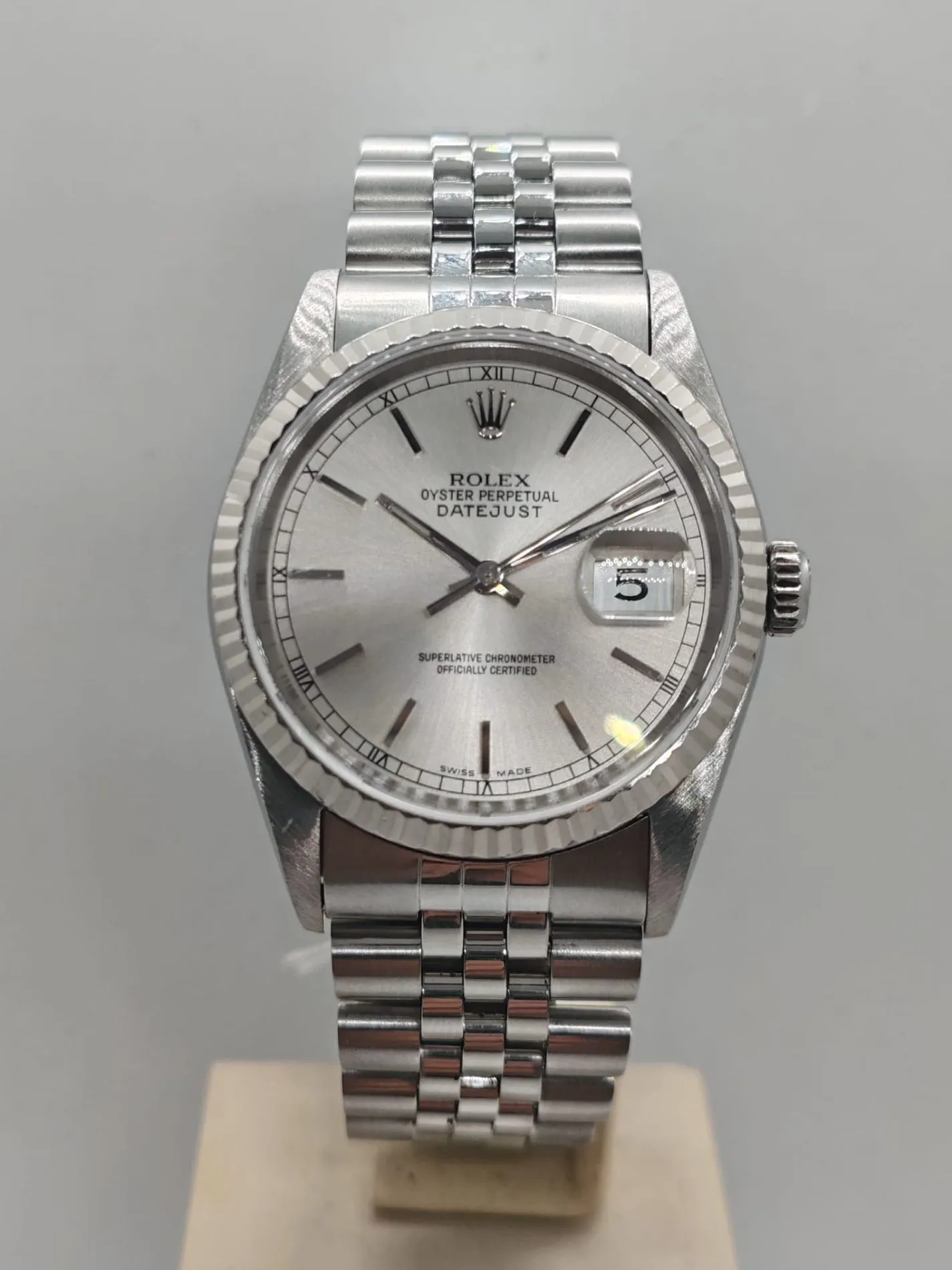 Rolex Datejust 36 16234 36mm White gold and Stainless steel Silver 8