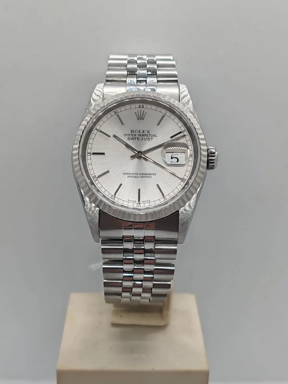 Rolex Datejust 36 16234 36mm White gold and Stainless steel Silver 11