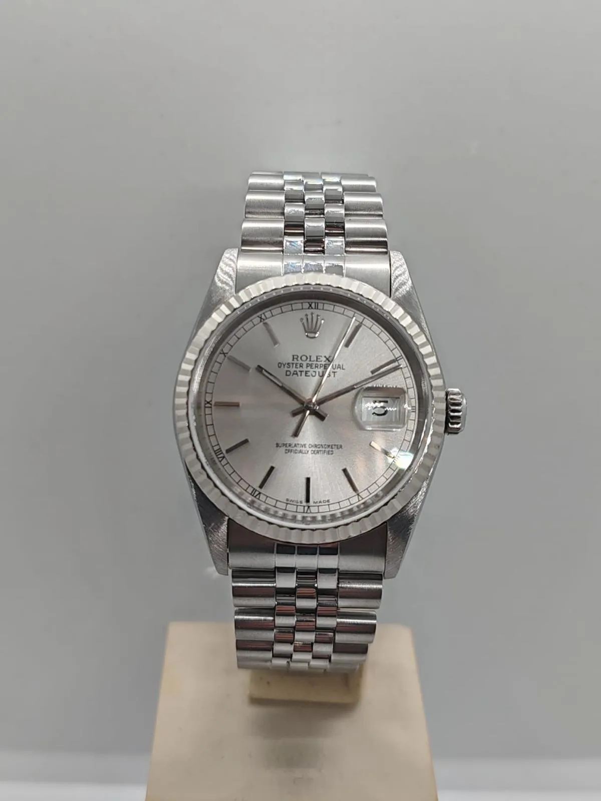 Rolex Datejust 36 16234 36mm White gold and Stainless steel Silver 18