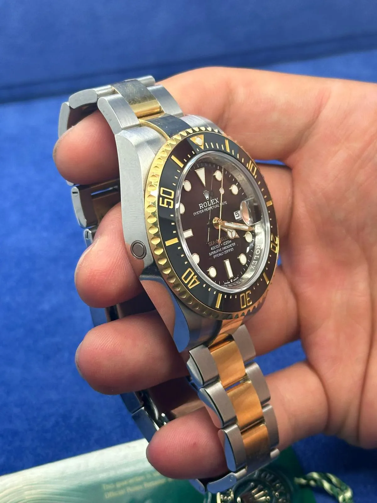 Rolex Sea-Dweller 126603 43mm Yellow gold and Stainless steel Black 2