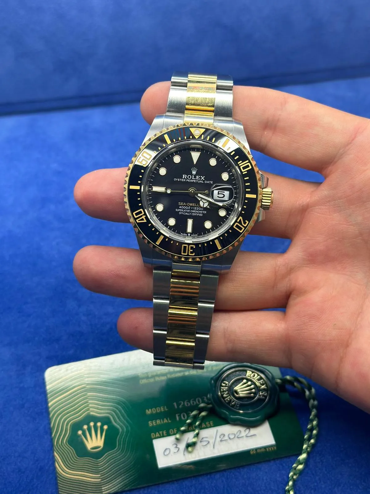 Rolex Sea-Dweller 126603 43mm Yellow gold and Stainless steel Black 4