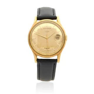 Movado Kingmatic 18k yellow gold Champagne