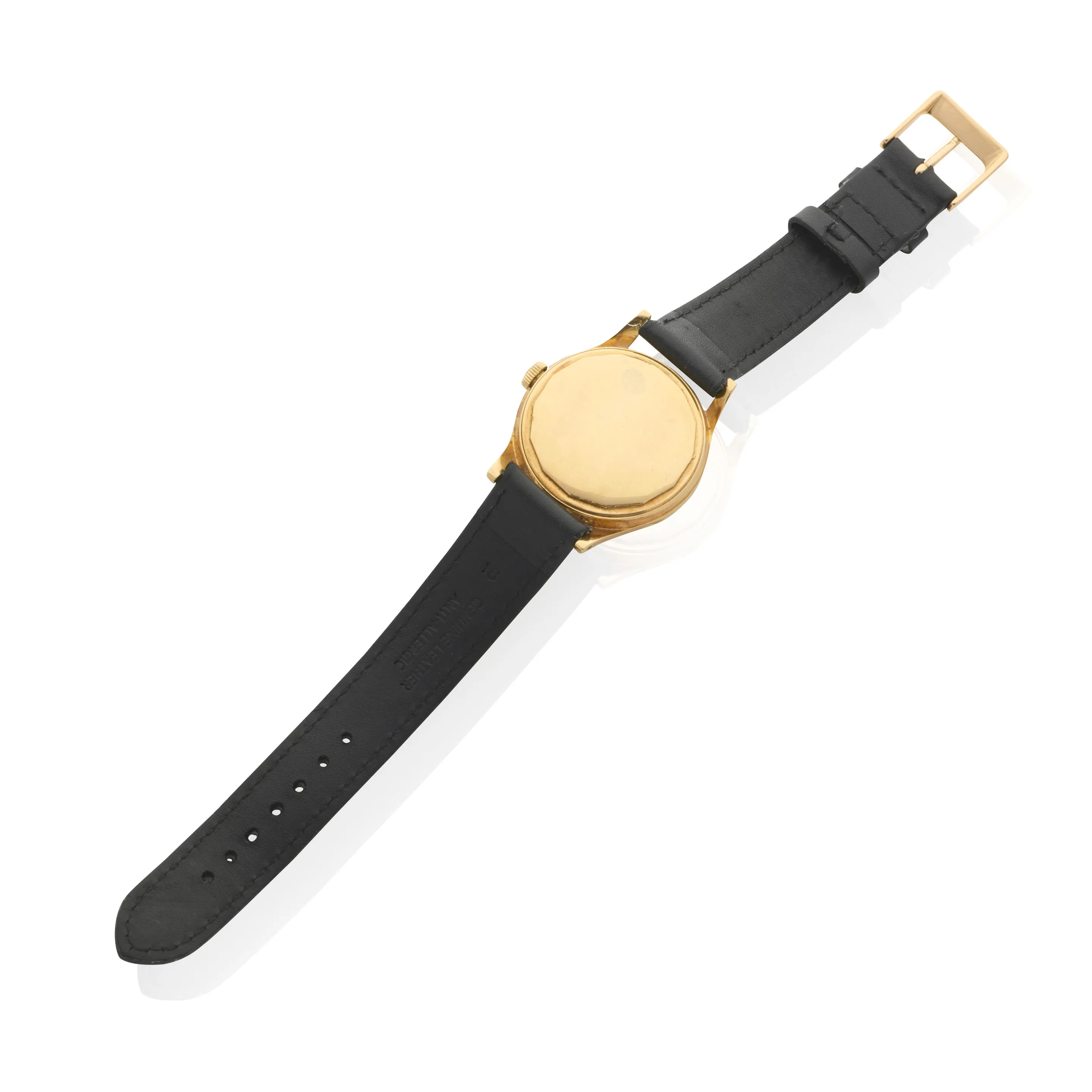 Movado Kingmatic 35mm 18k yellow gold Champagne 2