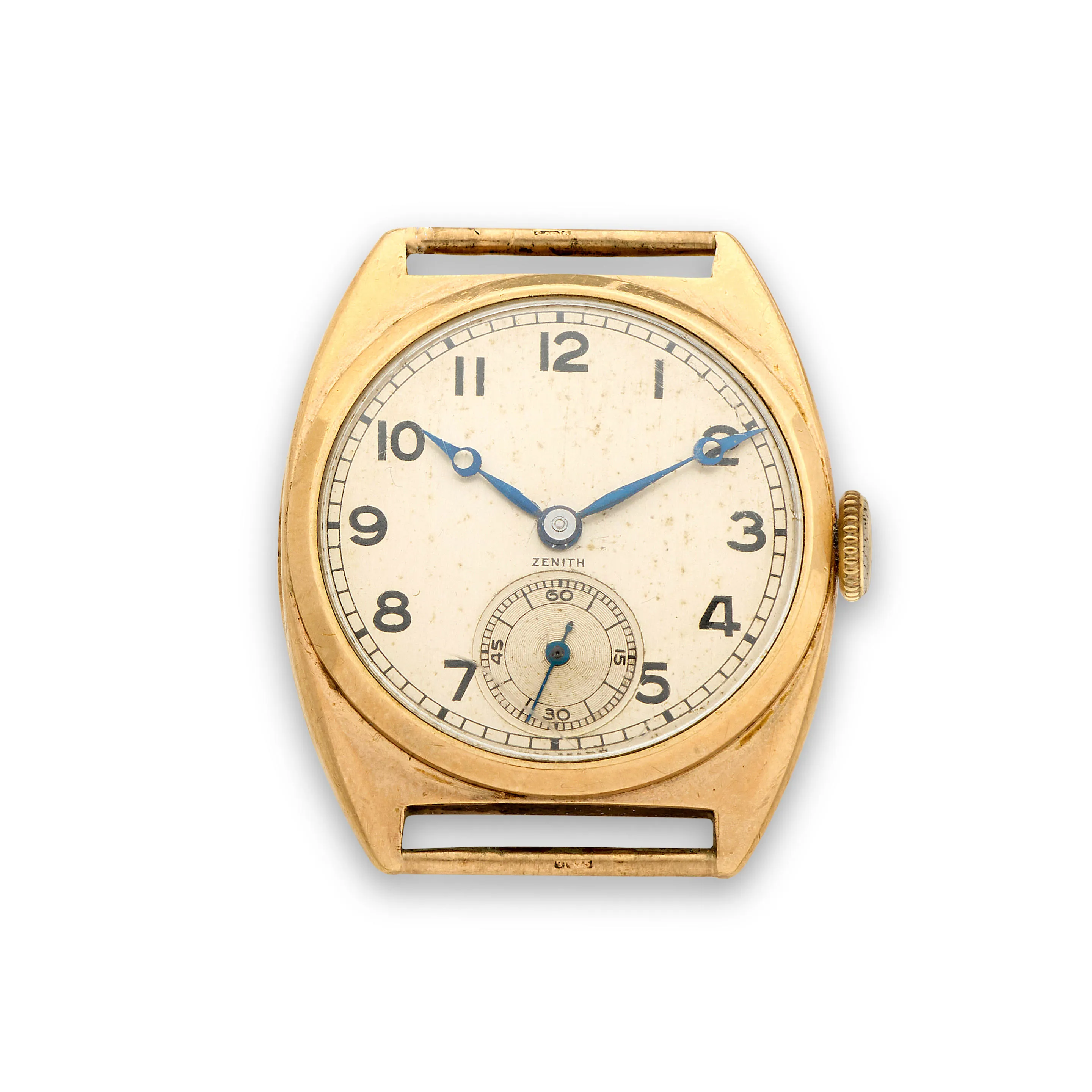 Zenith 11412 28mm 9ct Yellow gold Silver